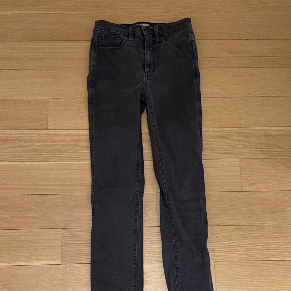 Madewell Women's Dark Gray Skinny Jeans